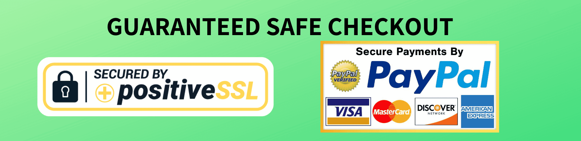 Guaranteed safe checkout