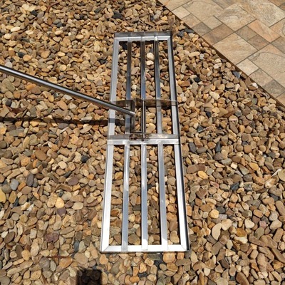 Lawn Lute 92cm (36 in) Stainless Steel Lawn Levelling Rake: image 6